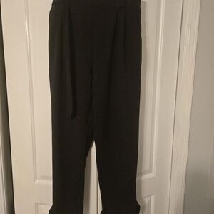 Grace Karin Black Cropped Ankle Pants